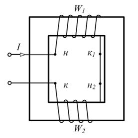 Изображение вопроса На сердечник из электротехнической стали намотана ...