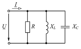 Изображение вопроса Ток  на входе цепи, показанной на рисунке, опережа...