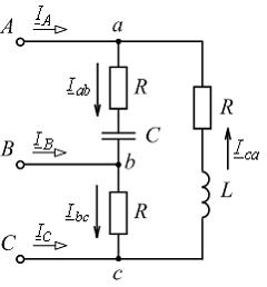 Изображение вопроса При обрыве линейного провода  (см. рис.) не измени...