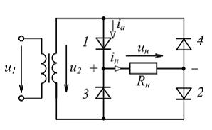 Изображение вопроса В мостовом однофазном выпрямителе вентили и трансф...