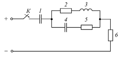 Изображение вопроса При полностью разряженных конденсаторах в первый м...