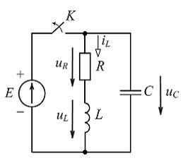 Изображение вопроса В изображенной цепи с параметрами после размыкани...