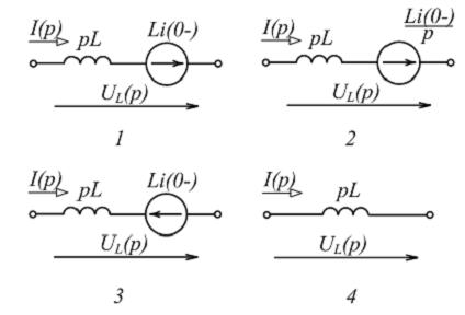 Изображение вопроса При нулевых начальных условиях индуктивному элемен...