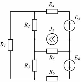 Изображение вопроса В изображенной схеме число независимых уравнений, ...