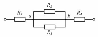 Изображение вопроса Эквивалентное сопротивление изображенного участка...