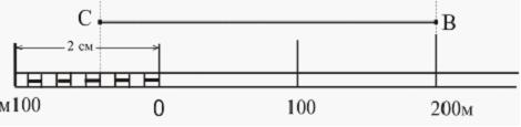Изображение вопроса Длина линии СВ, измеренной с помощью линейного мас...