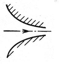 Изображение вопроса Давление в диффузоре, показанном на рисунке, увели...