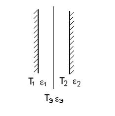 Изображение вопроса Если ε1 = ε2 = εэ, то установка экр...