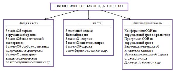 Изображение вопроса В системе экологического права, современная структ...