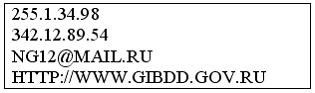 Изображение вопроса Имеется список строк, похожих на IP-адреса:
В...