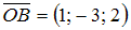 Изображение вопроса Дан треугольник . Векторы , . Тогда вектор  имеет ...