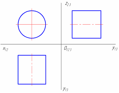 Изображение вопроса Дан установочный ортогональный чертеж цилиндра. Со...