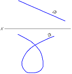 Изображение вопроса Пространственные линии изображены на рисунках R...