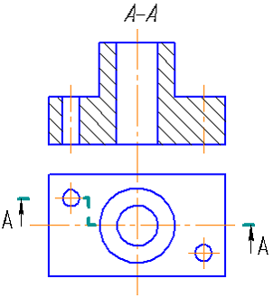 Изображение вопроса Изображение, обозначенное на чертеже буквами А-А, ...