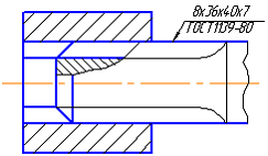Изображение вопроса Изображенное на чертеже    разъемное соединение ...